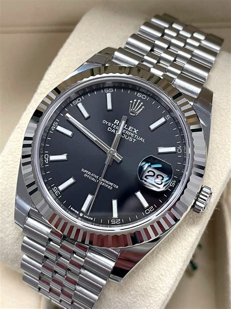 rolex datejust 41mm jubilee black dial|Rolex Datejust 41mm jubilee bracelet.